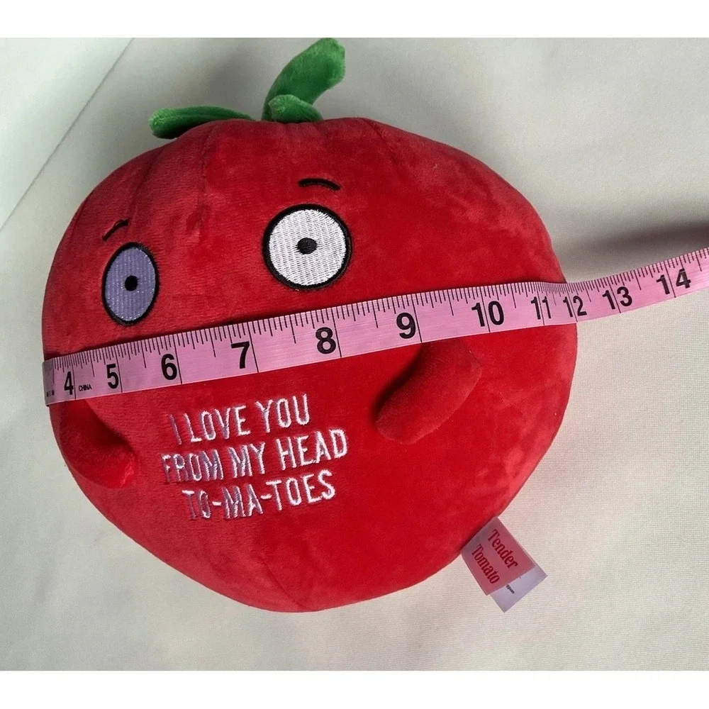 Big Tender Tomato Plushie - Super Soft Stuffed Animal | Adorable Love Gift fo...